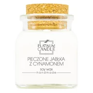 Świece - Świeca sojowa zapachowa PIECZONE JABŁKA Z CYNAMONEM 90g - miniaturka - grafika 1