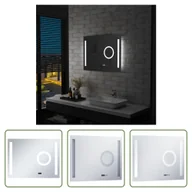 Lustra - The Living Store Lustro łazienkowe LED z czujnikiem dotykowym 80x60 cm - miniaturka - grafika 1