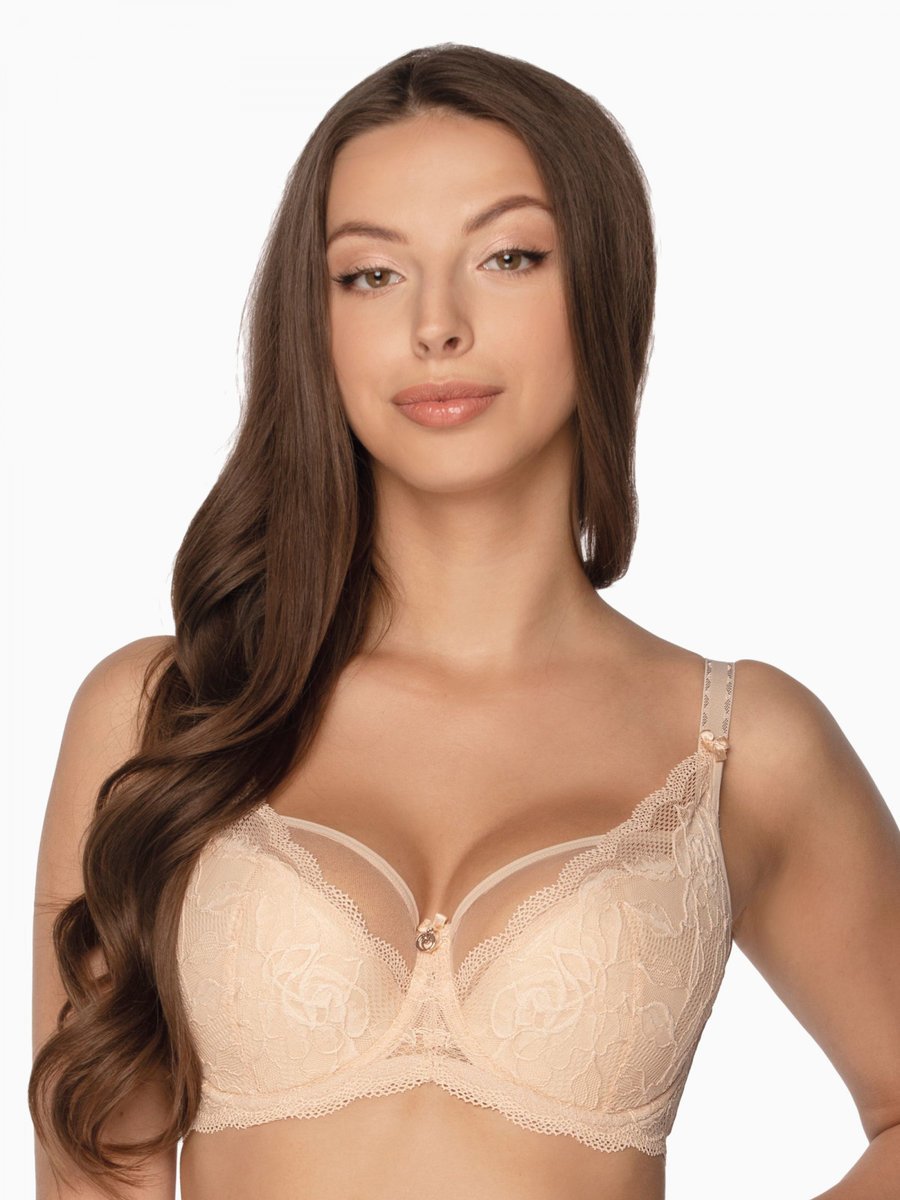 Biustonosz GAIA Semi-Soft Veronika2 931 półusztywniany beżowy 95D