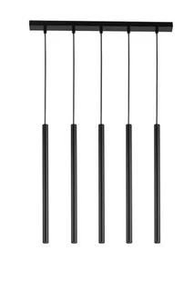 Sopel Prosty lampa wisząca 5-punktowa czarna 33615 - Lampy sufitowe - miniaturka - grafika 1