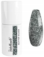 Lakiery hybrydowe - Lakier Hybrydowy 377 Glitter Silver Isabellenails Srebrny Brokat - miniaturka - grafika 1
