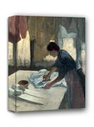 Obrazy i zdjęcia na płótnie - Woman Ironing begun, Edgar Degas - obraz na płótnie Wymiar do wyboru: 60x80 cm - miniaturka - grafika 1