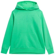 Bluzy damskie - Bluza damska 4F zielona 4FSS23TSWSF535 41S-M - miniaturka - grafika 1