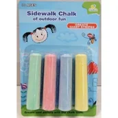 Kreda - Kreda kolorowa 4szt - Pegaz Toys - miniaturka - grafika 1