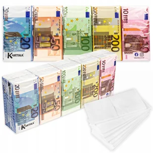 Chusteczki Higieniczne, King Of Money Euro Karika - Apteczki i materiały opatrunkowe - miniaturka - grafika 1