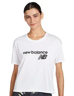 Koszulki i topy damskie - New Balance Damska koszulka o regularnym kroju - miniaturka - grafika 1