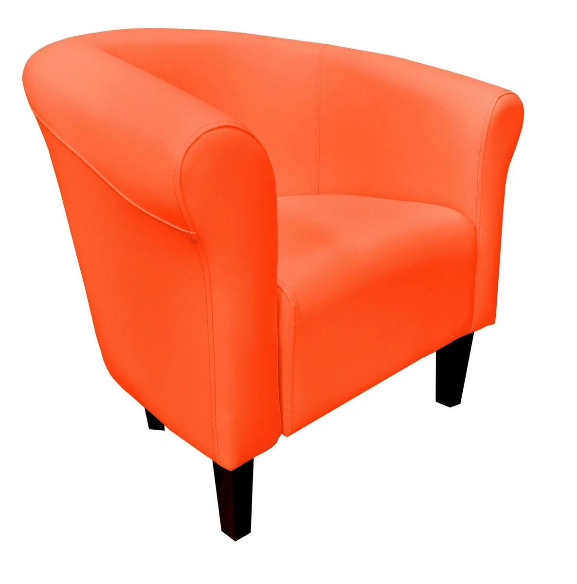 ATOS Fotel Milo D20 pomarańczowy nogi 15 venge