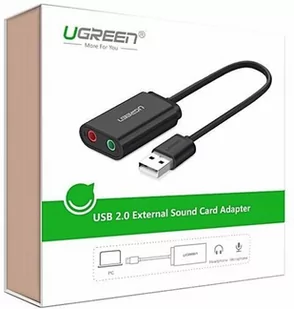 Zewnętrzna karta dźwiękowa USB UGREEN  US205 15cm (czarny) - Karty dźwiękowe - miniaturka - grafika 3