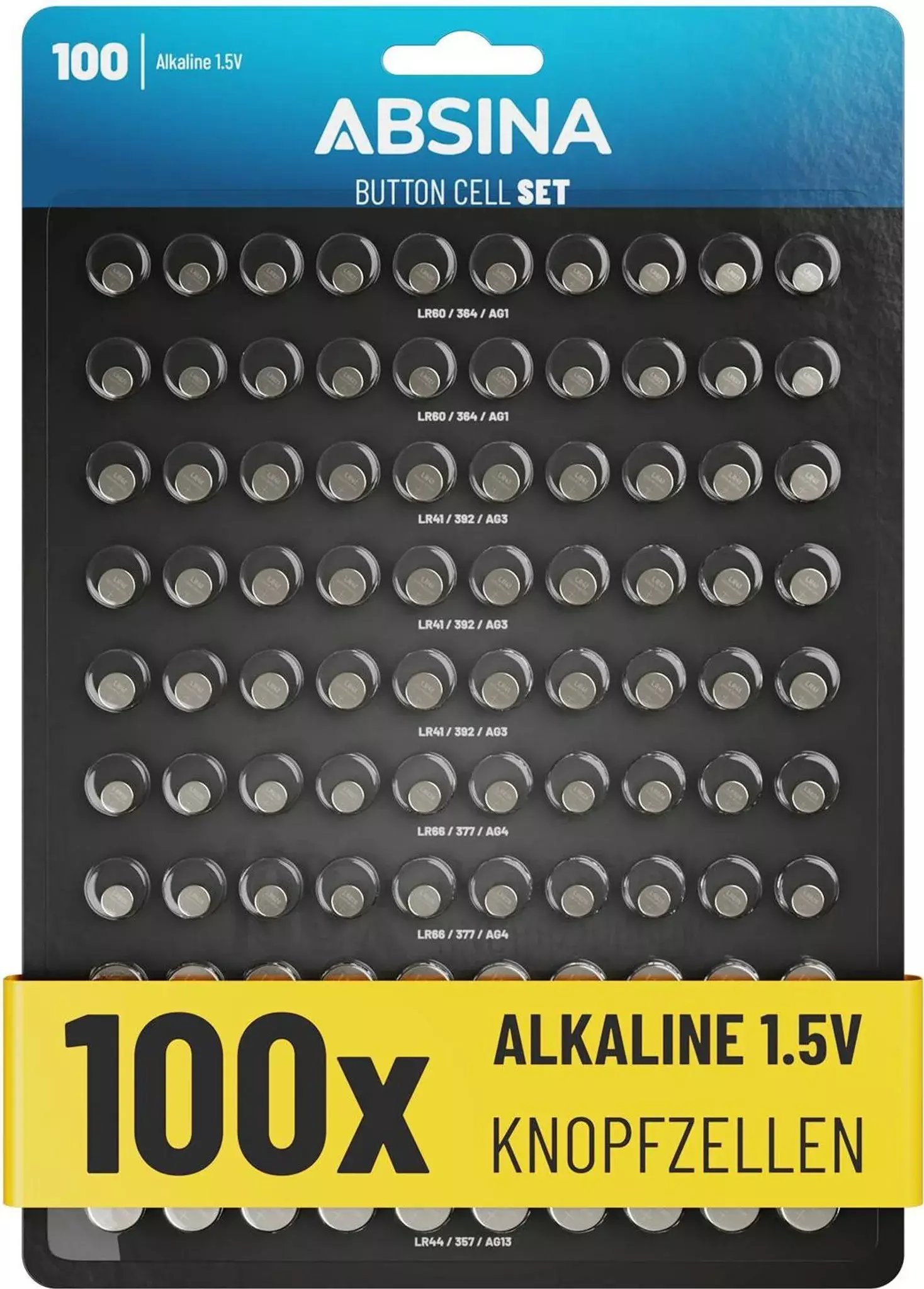 Rayovac Absina Zestaw ogniw guzikowych 1 szt. Alkalia-mangan