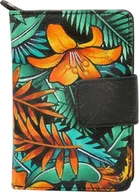 Portfele - Rovicky Skórzany damski portfel Rovicky R-N109-ART-20 NoSize - miniaturka - grafika 1