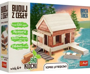Klocki Brick Trick Domek letniskowy Trefl 61544 - Zabawki kreatywne - miniaturka - grafika 1