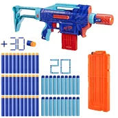 Zabawki militarne - Nerf Elite 2.0 Zesatw Stormcharge Wild Edition F7376 + 30 Strzałek Waffle + Magazynek na 12 strzałek - miniaturka - grafika 1