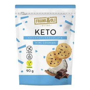 Frank&Oli Mini ciasteczka o smaku kokosa i czekolady 90 g - Ciastka - miniaturka - grafika 1