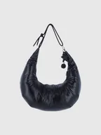 Torebki damskie - 4F Torba hobo na ramię - czarna Uniwersalny - miniaturka - grafika 1