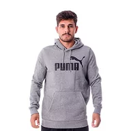 Bluzy męskie - PUMA Męska bluza z kapturem Ess Big Logo Fl Sweat - miniaturka - grafika 1