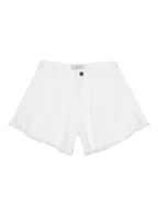 Spodenki damskie - Guess Szorty jeansowe J6RD11 WH1T0 Biały Regular Fit - miniaturka - grafika 1