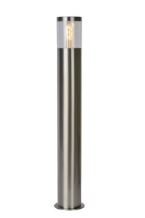 Lucide FEDOR Satynowy Chrom Słupek ogrodowy Wys. 79,5cm 14899/80/12 14899/80/12 - Lampy ogrodowe - miniaturka - grafika 1