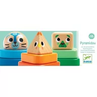 Klocki - Djeco, piramidki Zwierzątka - miniaturka - grafika 1