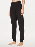 Spodnie sportowe damskie - Guess Spodnie dresowe O3BB00 KBXB2 Czarny Regular Fit - miniaturka - grafika 1