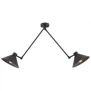 Argon Lampa wisząca 2x15W LED E27 ALTEA 862 czarna - Lampy sufitowe - miniaturka - grafika 1