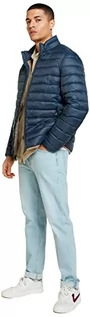 Kurtki męskie - Springfield Męska kurtka pikowana, niebieska (Azul Medio), XL, niebieski (Azul Medio)., XL - grafika 1