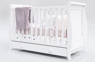 Łóżeczka i kojce - Łóżeczko dziecięce z szufladą Misza Premium 120x60 - miniaturka - grafika 1