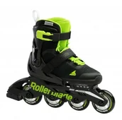 Rolki - Rollerblade Microblade Black/Green 2023 - miniaturka - grafika 1