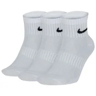 Skarpetki męskie - Skarpety Nike Everyday Lightweight Ankle SX7677 100 białe 3-pak - miniaturka - grafika 1