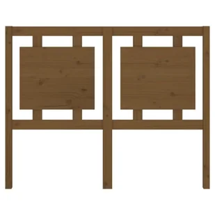 Lumarko Wezgłowie łóżka, miodowy brąz, 125,5x4x100 cm, lita sosna - Inne meble do sypialni - miniaturka - grafika 5