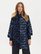 Kurtki damskie - Joseph Ribkoff Kurtka przejściowa 244198 Niebieski Regular Fit - miniaturka - grafika 1