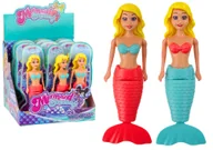 Zabawki do kąpieli - LALKA SYRENKA laleczka do KĄPIELI pływająca NAKRĘCANA - miniaturka - grafika 1