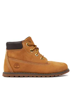 Timberland Trapery Pokey Pine 6In Boot A125Q/TB0A125Q2311 Brązowy - Buty dla chłopców - miniaturka - grafika 1