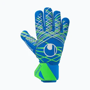 Rękawice bramkarskie uhlsport Aquagrip HN pacific blue/fluo green/w WYSYŁKA W 24H 30 DNI NA ZWROT - Piłka nożna - miniaturka - grafika 1