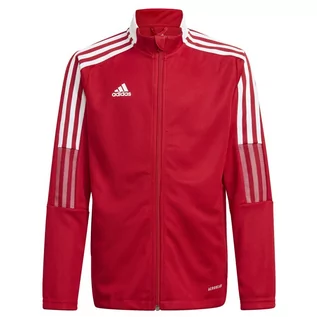 Bluzy sportowe męskie - Adidas, Bluza, Tiro 21 Track Jacket Junior GM7312, czerwony, rozmiar 176 - grafika 1