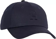 Czapki damskie - Tommy Hilfiger Damska czapka TH Iconic Cap, niebieski Space Blue, jeden rozmiar, niebieski (Kosmiczny Błękit), Rozmiar uniwersalny - miniaturka - grafika 1