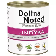 Mokra karma dla psów - Dolina Noteci Premium Pies Indyk puszka 800g MS_9599 - miniaturka - grafika 1