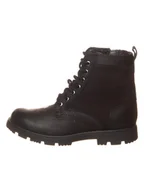Botki damskie - Clarks Skórzane botki "Heath Chard" w kolorze czarnym - miniaturka - grafika 1