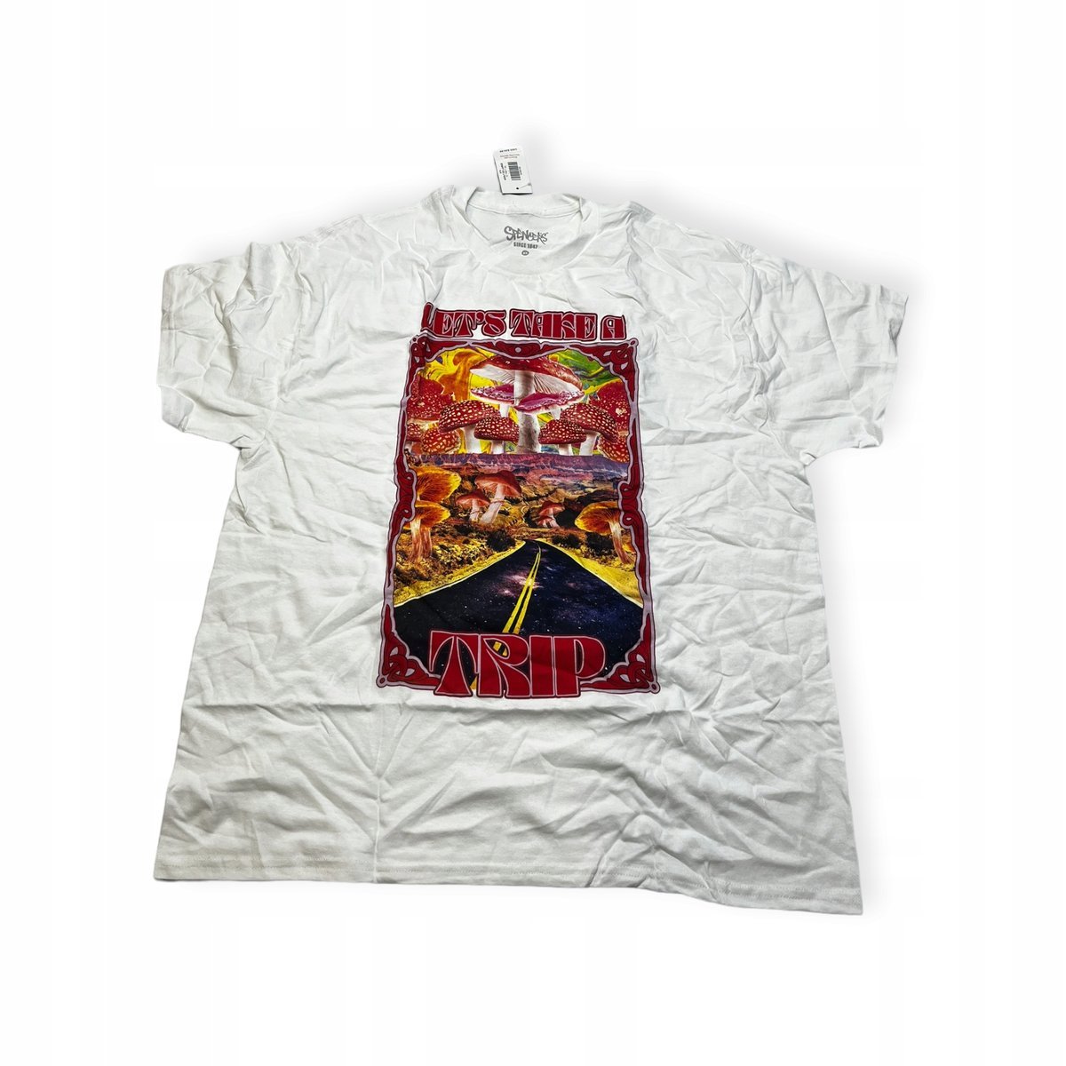 Koszulka T-shirt męski okrągły dekolt SPENCER'S nadruk M