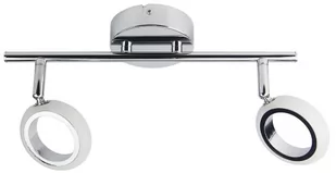 Candellux Lighting nowoczesne reflektorki LED AURELION 92-65575 lampa ścienna chrom podwójna sufitowa 92-65575 - Lampy sufitowe - miniaturka - grafika 1