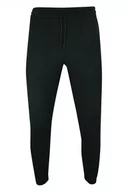 Spodnie męskie - Spodnie Dresowe Czarne z Kieszonkami na Zamek, Sportowe, Męskie, ze Ściągaczami -PAKO JEANS - Pako Jeans - miniaturka - grafika 1