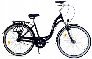 Dallas Bike City Alu 7Spd 28 cali Czarny - Rowery - miniaturka - grafika 1