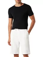 Spodenki damskie - s.Oliver Męskie szorty dresowe, Biały 0120, XXL - miniaturka - grafika 1