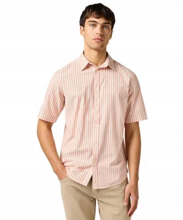Koszula Wrangler SS SHIRT 112362758 Flamingo Stripe XL - Koszule męskie - miniaturka - grafika 1