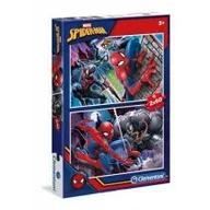 Puzzle - Clementoni Puzzle 2x60el Spider-Man 07137 - miniaturka - grafika 1