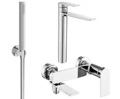 Zestawy baterii łazienkowych - Mexen Zero R70 zestaw wannowy, chrom - 71113R70-00 - miniaturka - grafika 1