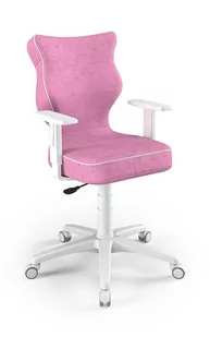 Fotel biurowy, krzesło biurowe Entelo Krzesło DUO biały Visto 08 rozmiar 5 wzrost 146-176 #R1 CA-D-5-A-B-VS08-B - Fotele i krzesła biurowe - miniaturka - grafika 1