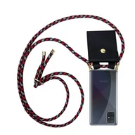 Etui i futerały do telefonów - Łańcuszek Pokrowiec Do Samsung Galaxy A51 4G / M40s w CZERWONO NIEBIESKO ŻÓŁTY Etui Obudowa Case Cover Ochronny Cadorabo - miniaturka - grafika 1