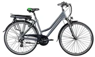 Rowery elektryczne - Elektryczny Rower Trekkingowy 28 ALU 21 bieg Bagaż - miniaturka - grafika 1