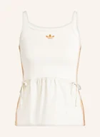 Koszulki i topy damskie - Adidas Originals Top Summer Glow beige - miniaturka - grafika 1