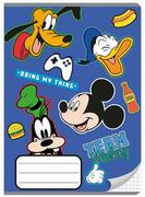 Zeszyty szkolne - Zeszyt w kratkę A5 Myszka Miki 16k mix wzorów Mickey Mouse 16 kartek - miniaturka - grafika 1